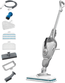 BLACK+DECKER 1600W Steam Mop 8 Accessories Steam cleaner for carpet