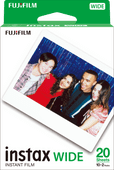 Fujifilm Instax WIDE Colorfilm Glossy (20 Stück) Video- oder Fotografie-Geschenk