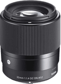 Sigma E 30mm f/1.4 DC DN C Sony Lens for a mirrorless camera