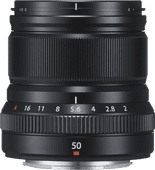Fujifilm XF 50mm f/2 R WR Schwarz Objektiv für Fujifilm Kamera