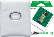 Fujifilm Instax Square Link White + Fujifilm Instax Film Square WW1 (10 sheets) Pocket printer