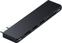 Satechi USB-C Pro Hub Slim Adapter - Midnight Black Satechi Dockingstation für Laptops