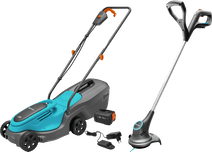 Gardena PowerMax 30/18V P4A Set + Gardena SmallCut 23/18V P4A Solo Gardena battery lawn mower