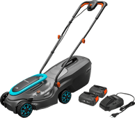 Gardena Battery Lawn Mower PowerMax 32/18V P4A incl. 2.5Ah battery (2x) Gardena Battery System 18V