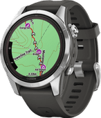 Garmin Fenix 7S Pro Solar Silber 42 mm Laufuhr