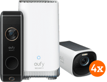 eufyCam 3 4er-Pack + Video Doorbell Dual 2 Pro Cloud-Kamera