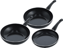 BK Brilliant Frying Pan set 24cm + 28cm + Wok Frying pan with non-stick coating