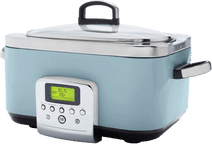 GreenPan Elite Slowcooker Blue Haze 6 Liter Koch- oder Backgeschenk