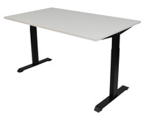 Euroseats Sit/Sit Desk 140x80 White Black Desk