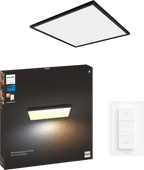 Philips Hue Aurelle White Ambiance Large Square Black + Dimmer Philips Hue Aurelle