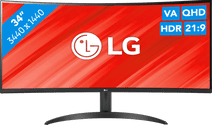 LG UltraWide 34WR50QC Ultrawide monitor with a high resolution