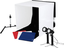 Caruba Portable Photo Studio 40x40x40cm + LED lamp (2x) Studio table and light tent