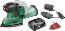 Bosch EasySander 18V-8 + Bosch Starter Kit 18V 2.5Ah Battery Bosch delta sander