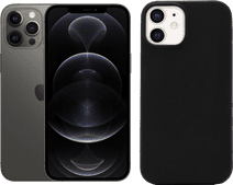 Refurbished iPhone 12 Pro Max 128GB Graphite (As good as new) + BlueBuilt Back Cover Wirelessly chargeable smartphone