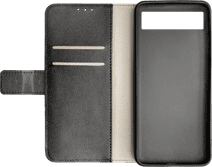 Just in Case Wallet Google Pixel 6a Book Case Black Google Pixel case