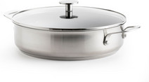 KitchenAid Stainless Steel Schmorpfanne mit Deckel 28 cm Keramikschmorpfanne