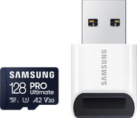 Samsung PRO Ultimate 128 GB (2023) microSDXC + USB-Adapter MicroSD-Karte für GoPro Actionkamera