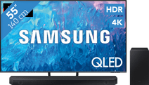 Samsung GQ55Q70CA (2023) + Soundbar Samsung Fernseher Angebot