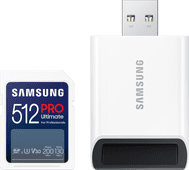 Samsung PRO Ultimate 512GB (2023) SDXC + USB Reader SDXC card