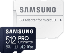 Samsung PRO Ultimate 512GB (2023) MicroSDXC + SD Adapter Micro SD card