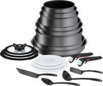 Tefal Ingenio Daily Chef On Topf- und Pfannenset 20-teilig Tefal Pfanne mit Standard-Antihaftbeschichtung