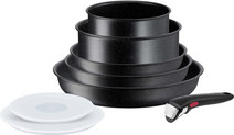 Tefal Ingenio Black Stone Cookware Set 8-piece Tefal pan with standard non-stick coating