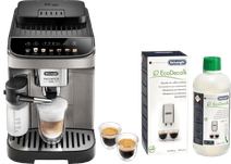De'Longhi Magnifica EVO ECAM290.81.TB + Entkalker Kaffeevollautomat mit Milchbehälter