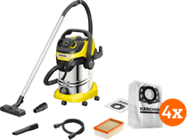 Kärcher WD 6 P S V-30/6/22/T + Staubsaugerbeutel (4x) Kabelgebundenen Industriestaubsauger
