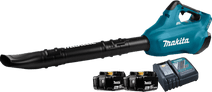 Makita DUB362Z 5.0Ah Battery (2x) Starter Kit Leaf blower with very high blowing power