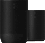 Sonos Move 2 Schwarz + Era 100 Schwarz Smart-Speaker mit integriertem Sprachassistenten 