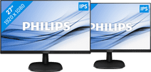 2x Philips 273V7QDAB 27 Zoll Monitor-Set