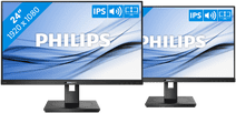 2x Philips 242B1G/00 Business-Monitor für ein Setup mit zwei Monitoren