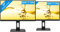AOC Q24P2Q Duo Pack Medium-sized Quad HD monitor (23 - 25 inches)