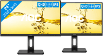 2x AOC Q24P2Q Monitor recommended for dual or triple set-ups