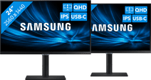 2x Samsung LS24A600UCUXEN Medium-sized Quad HD monitor (23 - 25 inches)