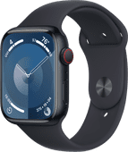 Apple Watch Series 9 4G 45 mm Mitternacht Aluminium Sportarmband M/L Apple Watch Series 9