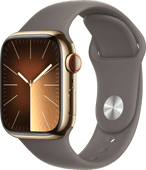 Apple Watch Series 9 4G 41 mm Gold Edelstahl Sportarmband M/L Letzte Chance