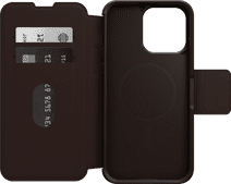 Otterbox Strada Apple iPhone 15 Pro Max Book Case Leather Brown with MagSafe Ruggedized case