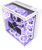 NZXT H9 Elite - White Computer case suitable for Mini-ITX mother boards