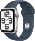 Apple Watch SE (2022) 40 mm Silber Aluminium Sportarmband S/M Sportgeschenk