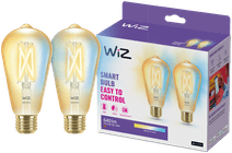 WiZ Edison Filamentlampe Doppelpack - Warmes bis kaltweißes Licht - E27 Smart-Home-Lampe