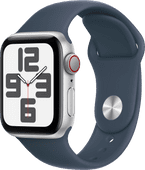 Apple Watch SE (2022) 4G 40 mm Silber Aluminium Sportarmband S/M Apple Watch 4G (Cellular)