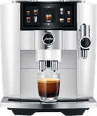 JURA J8 Twin Diamond White (EC) Kaffeevollautomat mit viel Hilfe bei der Pflege