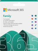 Microsoft Office 365 Family Subscription 1 Year EN Microsoft Office 365 software