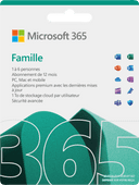 Microsoft Office 365 Family FR Abonnement 1 Jahr Microsoft Office Software