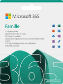 Microsoft Office 365 Family Subscription 1 Year FR Microsoft Office 365 software