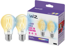 WiZ Filamentlampe Doppelpack - Warmes bis kaltweißes Licht - E27 Smart-Home-Geschenk