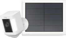 Ring Spotlight Cam Plus - Weiß - Schwarz + USB-C-Solarmodul Cloud-Kamera