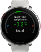 Polar Vantage V3 Silber/Weiß Armbanduhr für Android-Smartphones