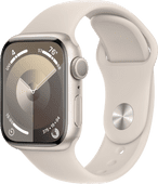 Apple Watch Series 9 41 mm Polarstern Aluminium Sportarmband S/M Geschenk ab 200 Euro